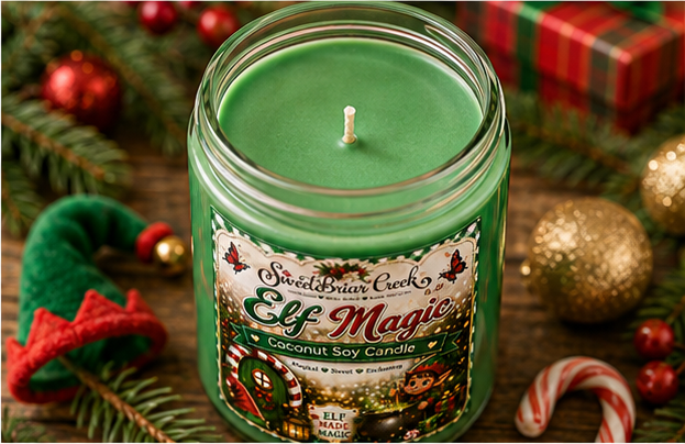 Elf Magic Coconut Soy Candle