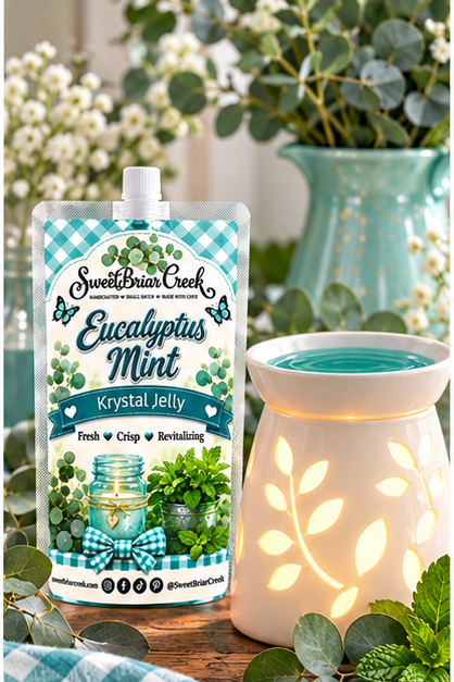Eucalyptus Mint Krystal Jelly Squeeze for wax warmers