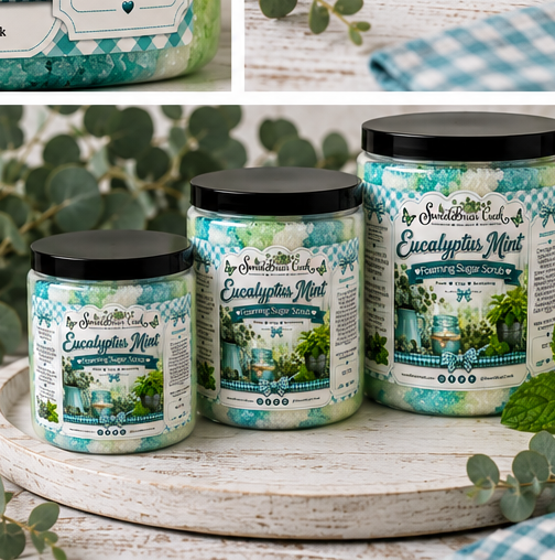 Eucalyptus Mint Foaming Sugar Scrub
