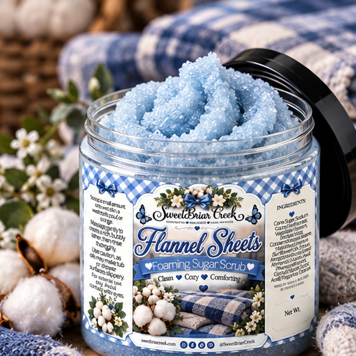 Flannel Sheets Foaming Sugar Scrub