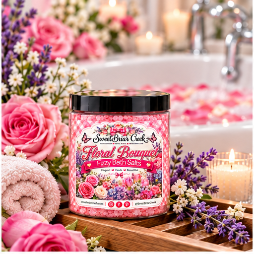 Floral Bouquet Fizzy Bath Salt Soak