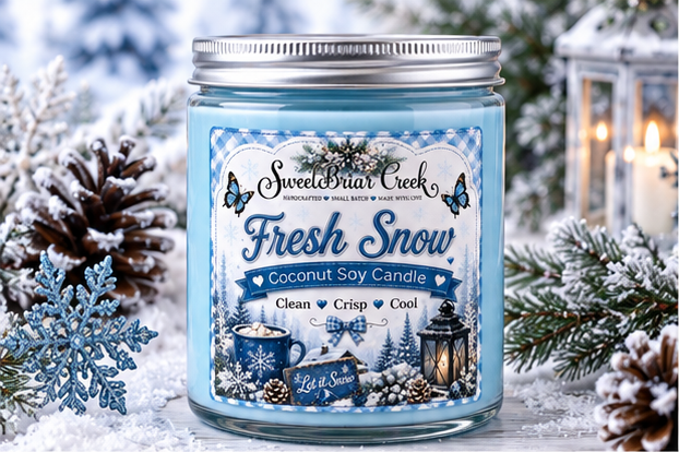 First Snow Coconut Soy Candle