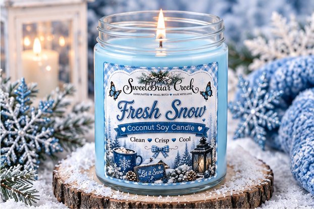 First Snow Coconut Soy Candle