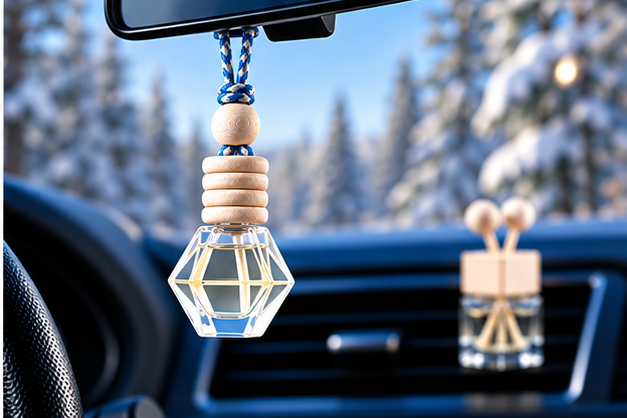 Fresh Snow Hanging Car Diffuser & Refills