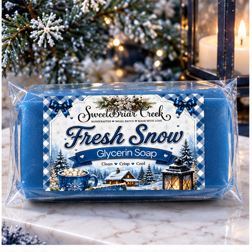 Fresh Snow Coconut Milk Glycerin Soap