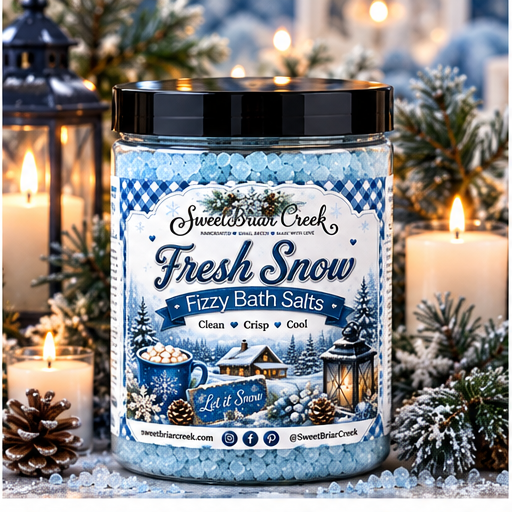 Fresh Snow Fizzy Bath Salt Soak