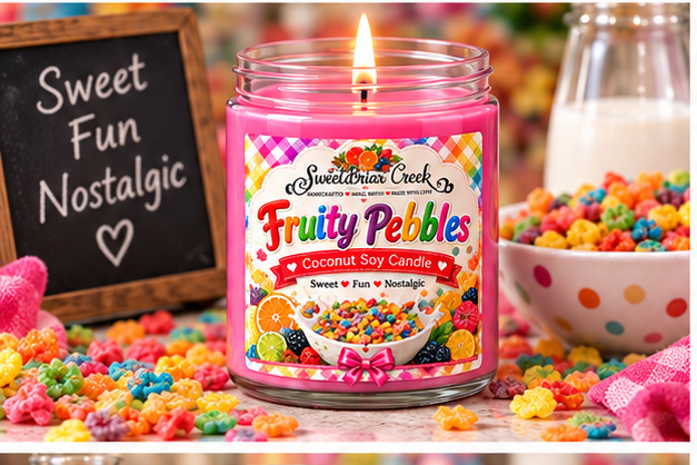 Fruity Pebbles Coconut Soy Candle