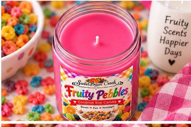 Fruity Pebbles Coconut Soy Candle