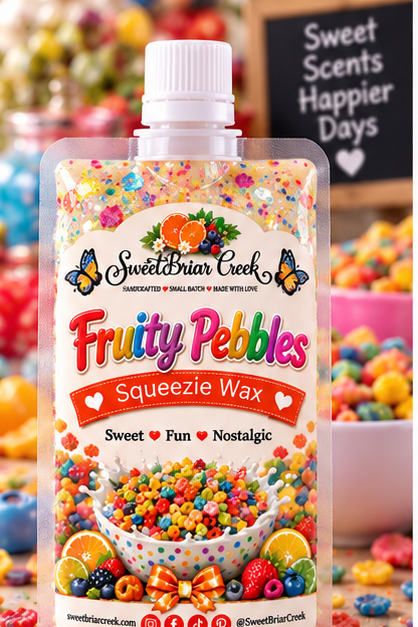 Fruity Pebbles Squeezie Wax + Scoopable melts for Waxwarmer