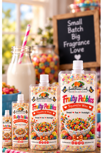 Fruity Pebbles Squeezie Wax + Scoopable melts for Waxwarmer