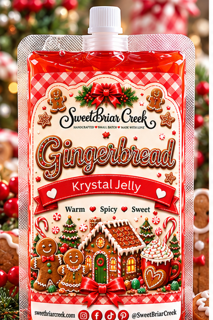 Gingerbread Krystal Jelly Squeeze for wax warmers.