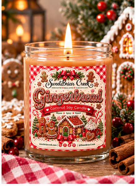 Gingerbread Coconut Soy Candle