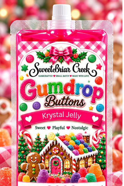 Gumdrop Buttons Krystal Jelly Squeeze for wax warmers