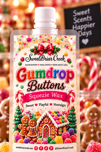 Gumdrop Buttons Squeezie Wax + Scoopable melts for Waxwarmer