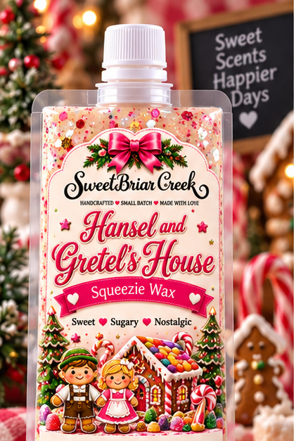 Hansel & Gretels House Squeezie Wax + Scoopable melts for Waxwarmer