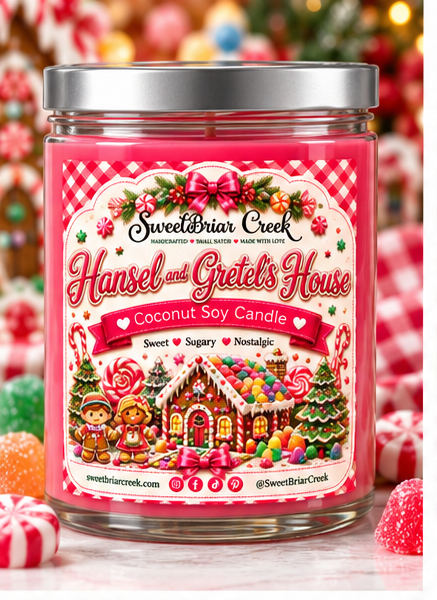 Hansel & Gretels House Coconut Soy Candle