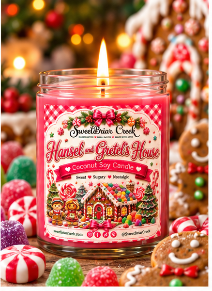 Hansel & Gretels House Coconut Soy Candle