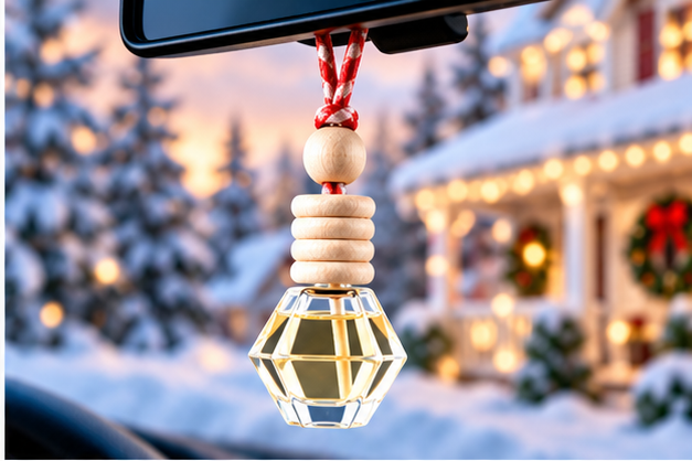 Holiday Cheer Hanging Car Diffuser & Refills