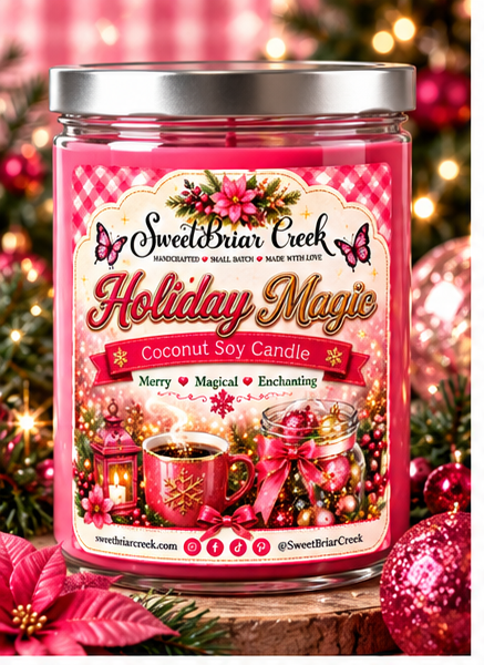 Holiday Magic Coconut Soy Candle