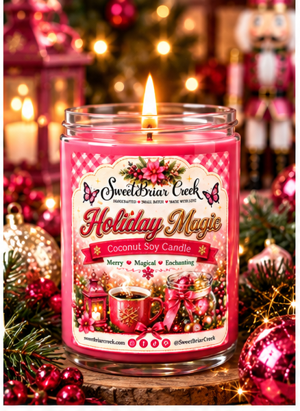Holiday Magic Coconut Soy Candle