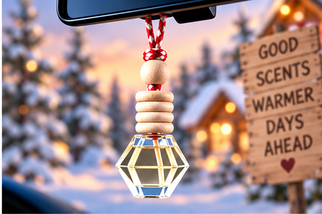 Hot Cocoa & Marshmallow Hanging Car Diffuser & Refills
