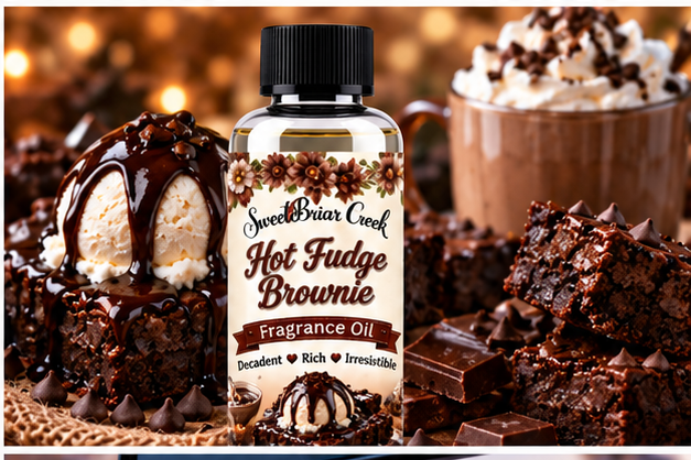 Hot Fudge Brownies Hanging Car Diffuser & Refills