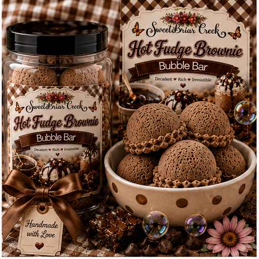 Hot Fudge Brownie Bubble Scoop