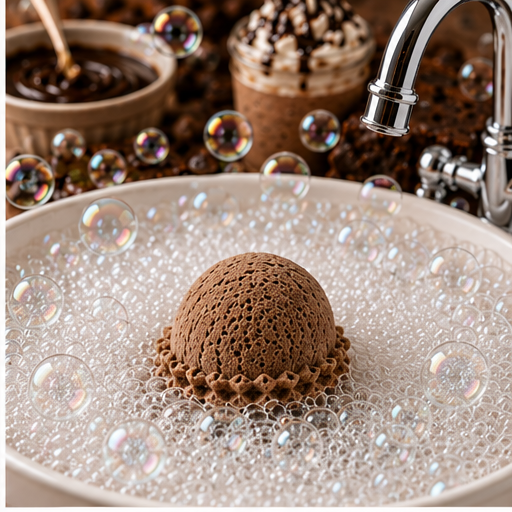Hot Fudge Brownie Bubble Scoop
