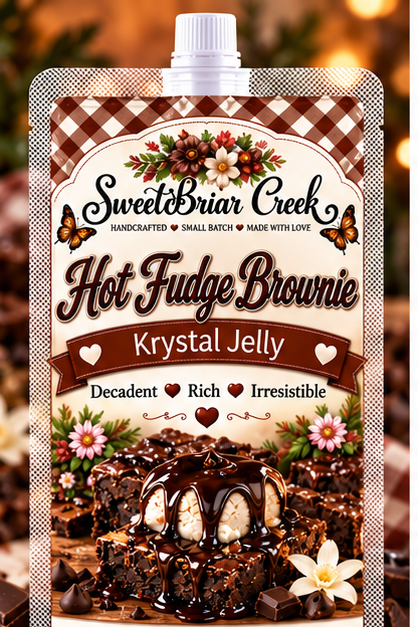 Hot Fudge Brownies Krystal Jelly Squeeze for wax warmers