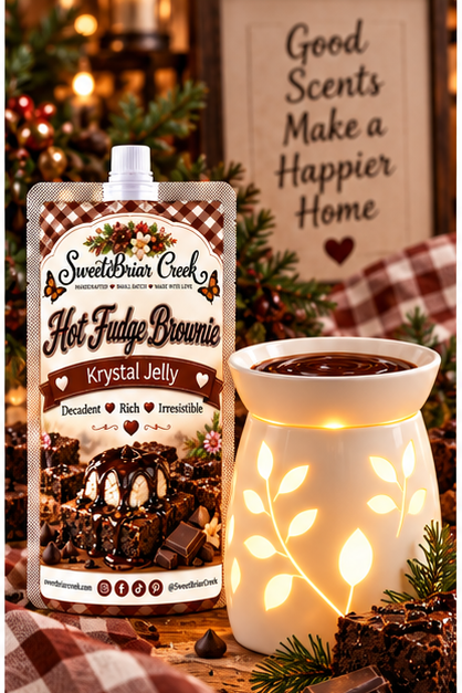 Hot Fudge Brownies Krystal Jelly Squeeze for wax warmers