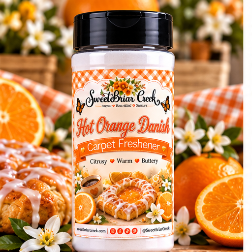 Hot Orange Danish Carpet Freshener Powder