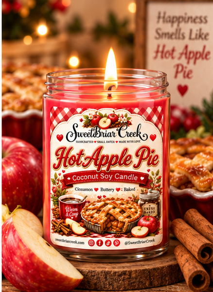 Hot Apple Pie Coconut Soy Candle