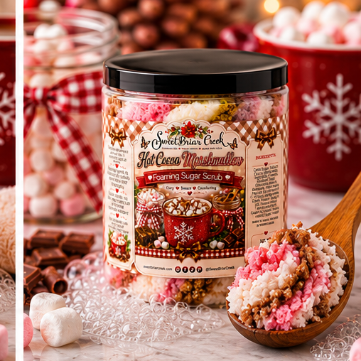 Hot Cocoa & Marshmallows Foaming Sugar Scrub