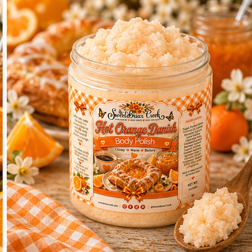 Hot Orange Danish Body Polish