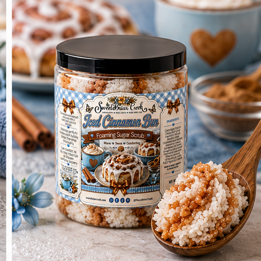 Iced Cinnamon Buns Foaming Sugar Scrub