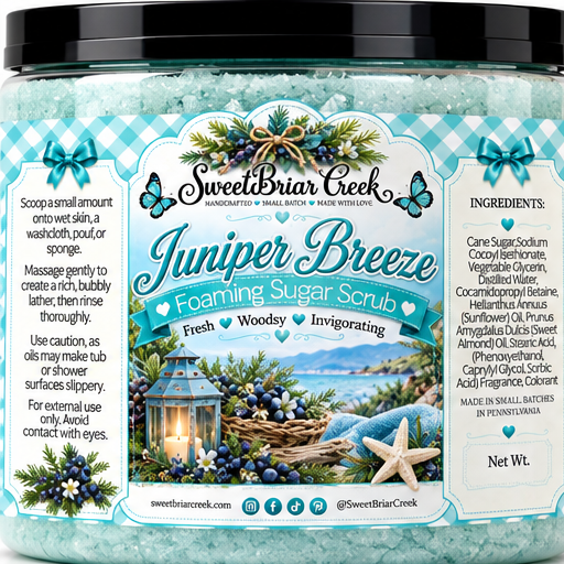Juniper Breeze Foaming Sugar Scrub