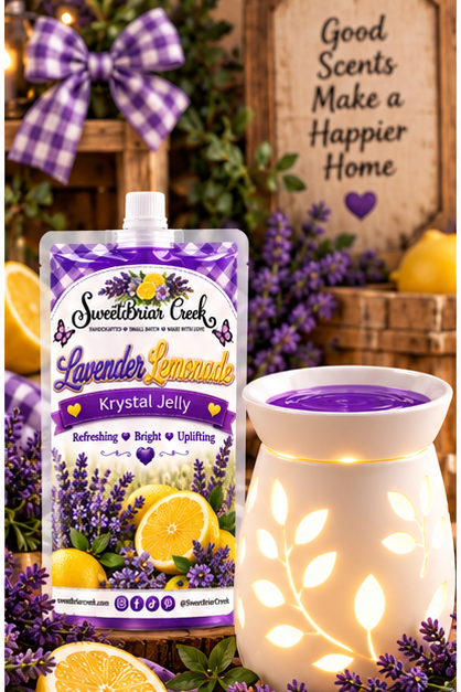 Lavender Lemonade Krystal Jelly Squeeze for wax warmers