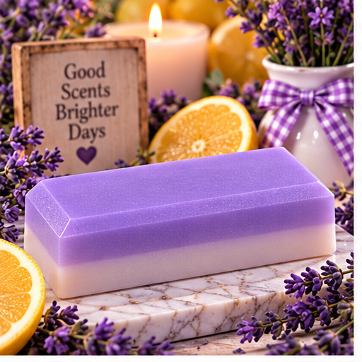 Lavender Lemonade Coconut Milk Glycerin Soap