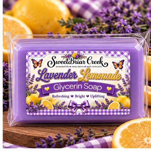 Lavender Lemonade Coconut Milk Glycerin Soap