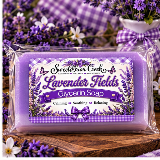 Lavender Fields Coconut Milk Glycerin Soap