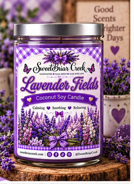 Lavender Fields Coconut Soy Candle