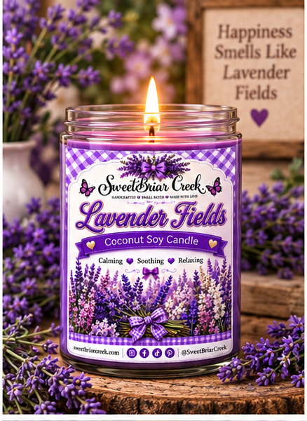 Lavender Fields Coconut Soy Candle