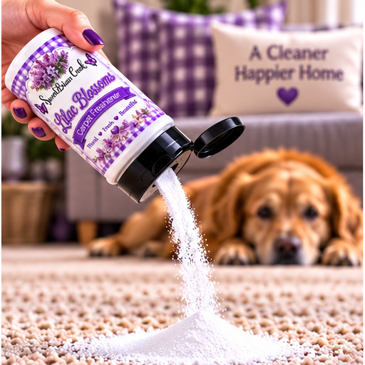 Lilac Blossoms Carpet Freshener Powder
