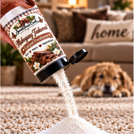Mahogany Teakwood Carpet Freshener Powder