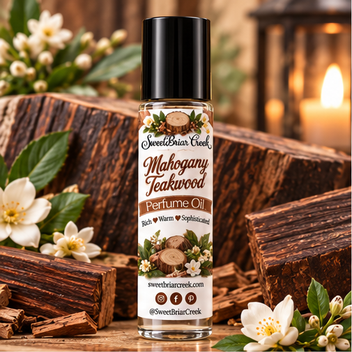 Mahogany Teakwood Roll on Perfume Oil