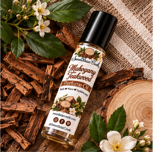 Mahogany Teakwood Roll on Perfume Oil