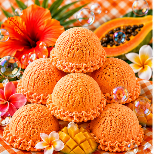 Mango Papaya Bubble Scoop