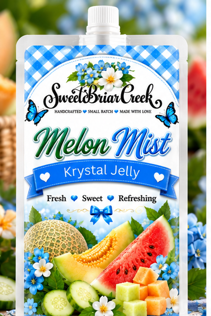 Melon Mist Krystal Jelly Squeeze for wax warmers.