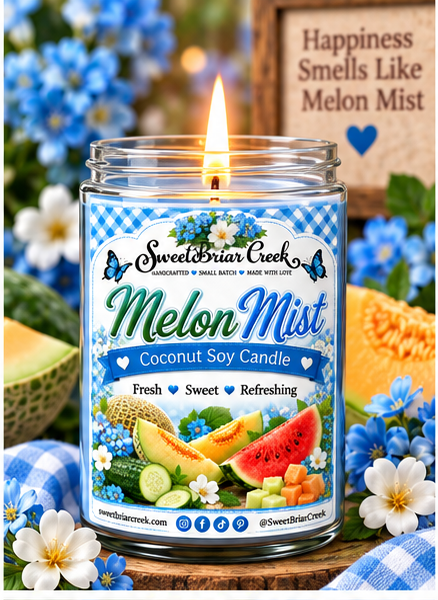 Melon Mist Coconut Soy Candle