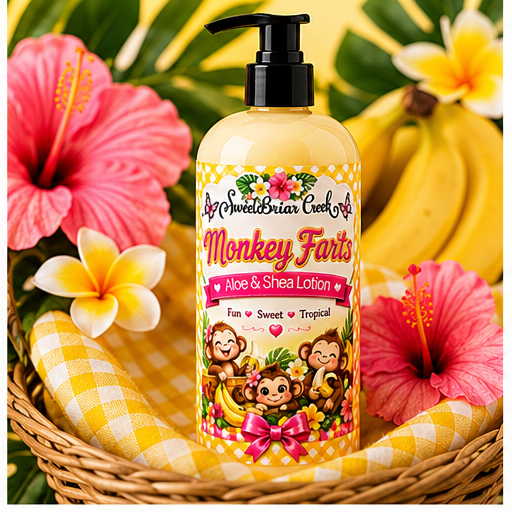 Monkey Farts Shea & Aloe Body Lotion
